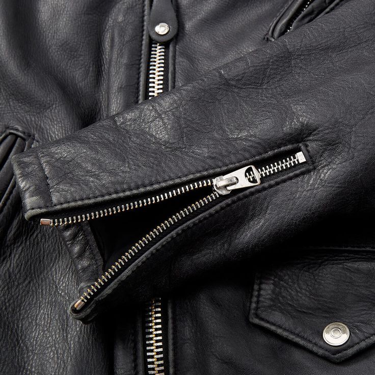 Premium Men's Black Lambskin Leather Jacket - Classic Zip-Up Stand Collar