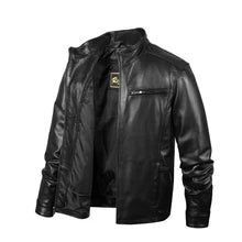 1950 Premium Men’s Lambskin Jacket with Stand-Up Collar