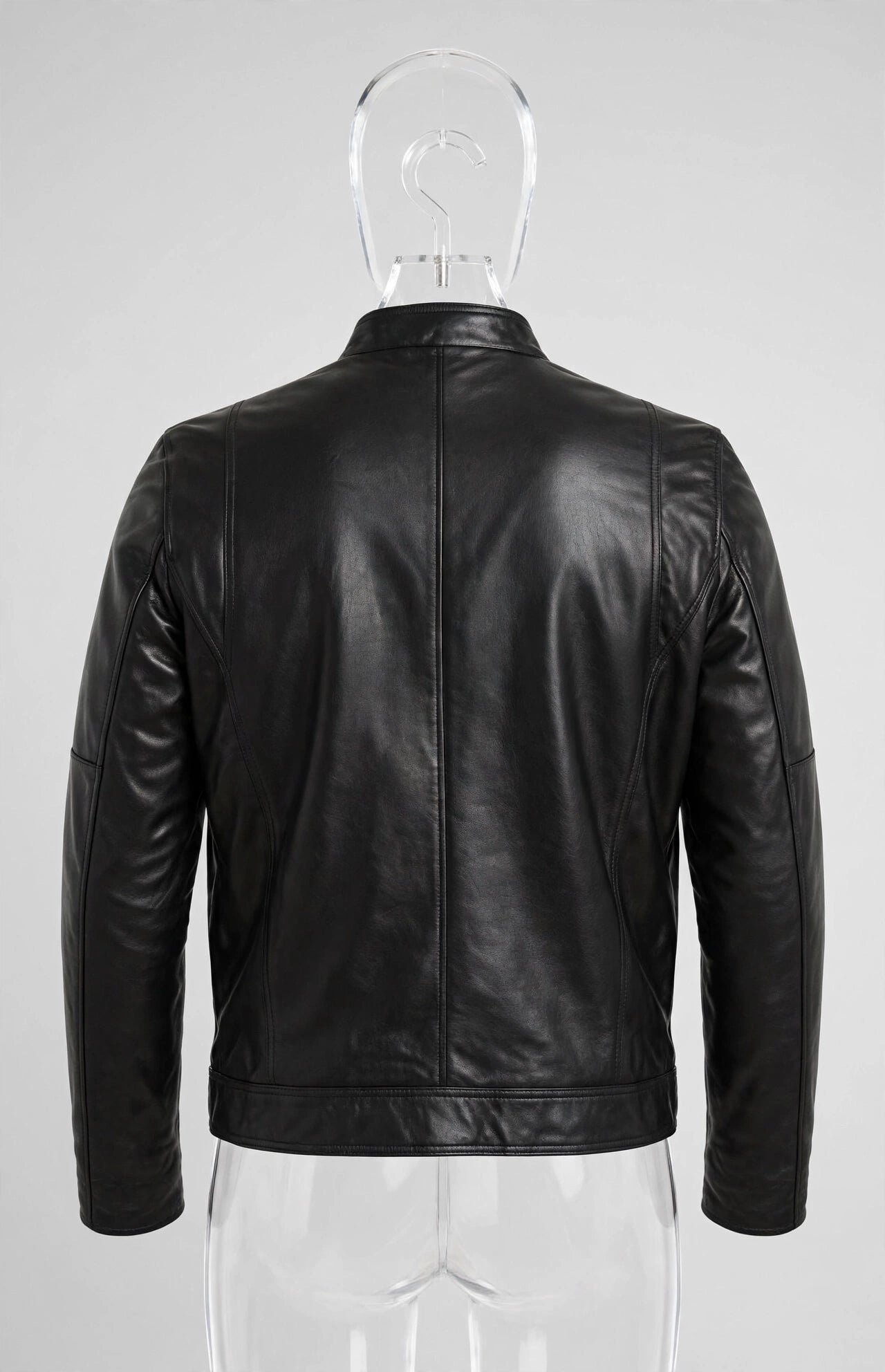 1950 Men's Genuine Lambskin Leather Biker Jacket - Imported
