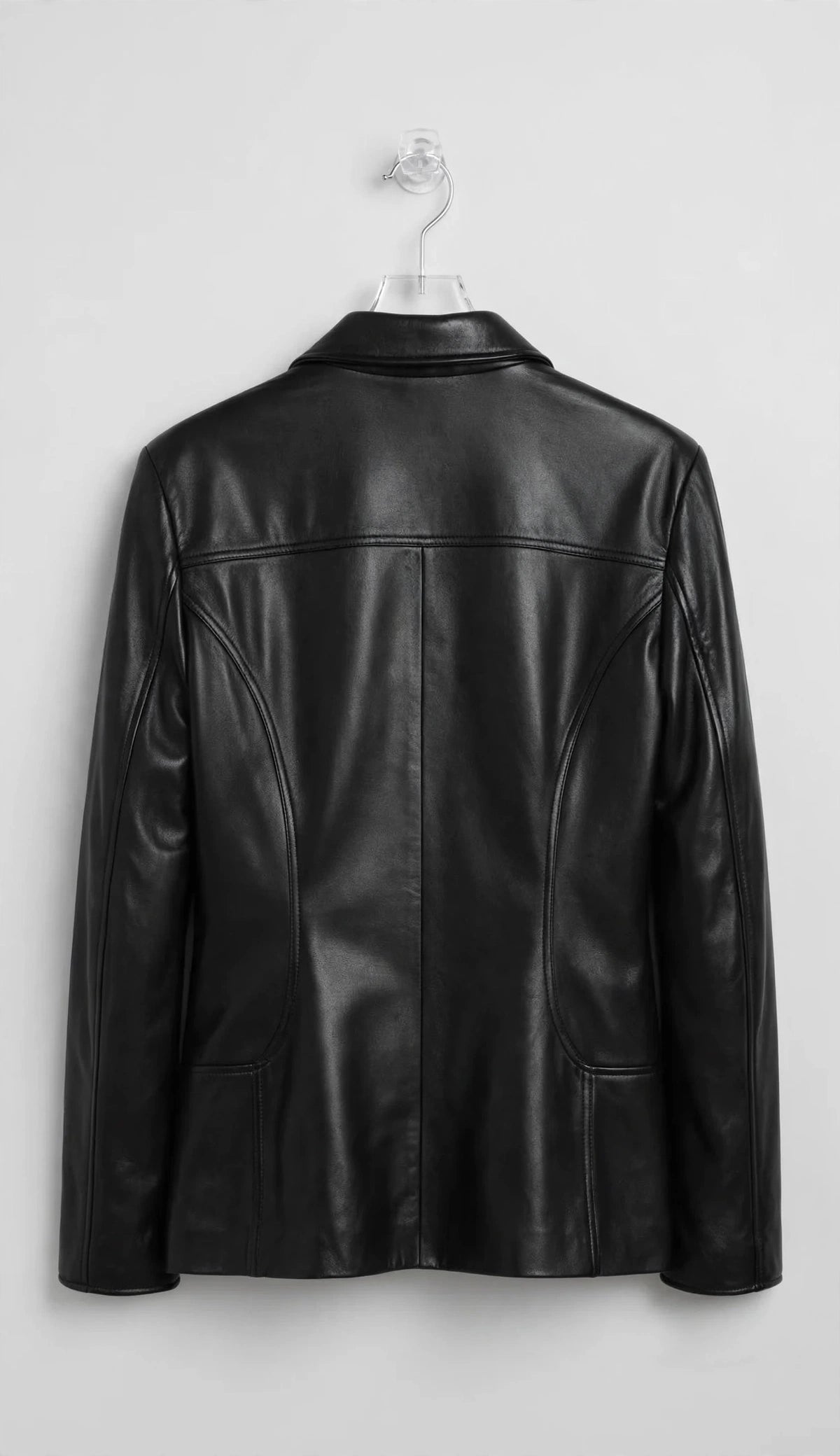 26" Classic Lambskin Leather Jacket – Svelte Silhouette | JenZleather