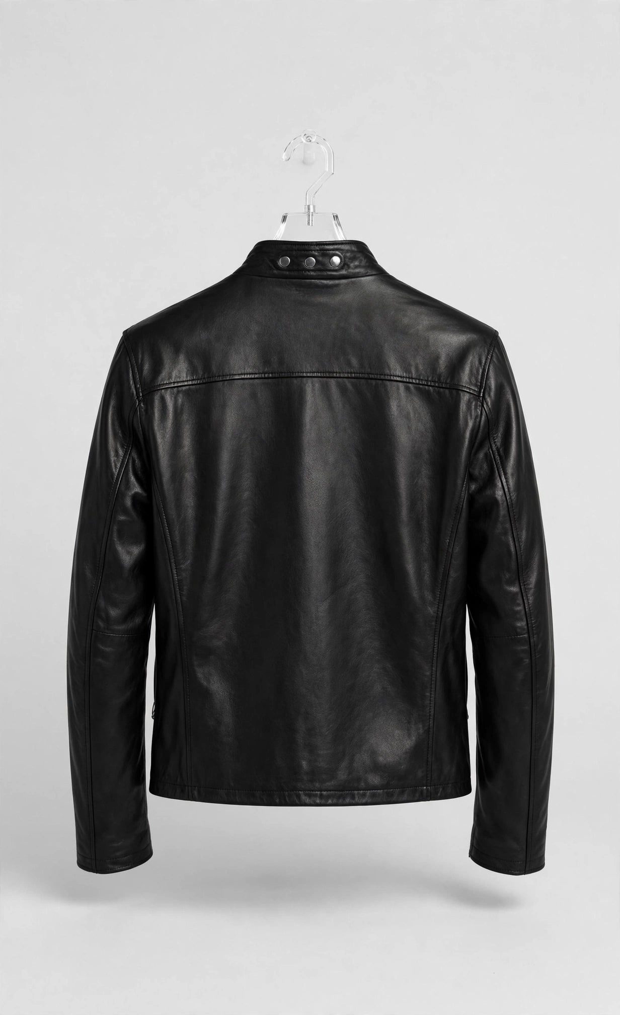 Men's Naked Cow Leather Motorcycle Jacket Made in USA