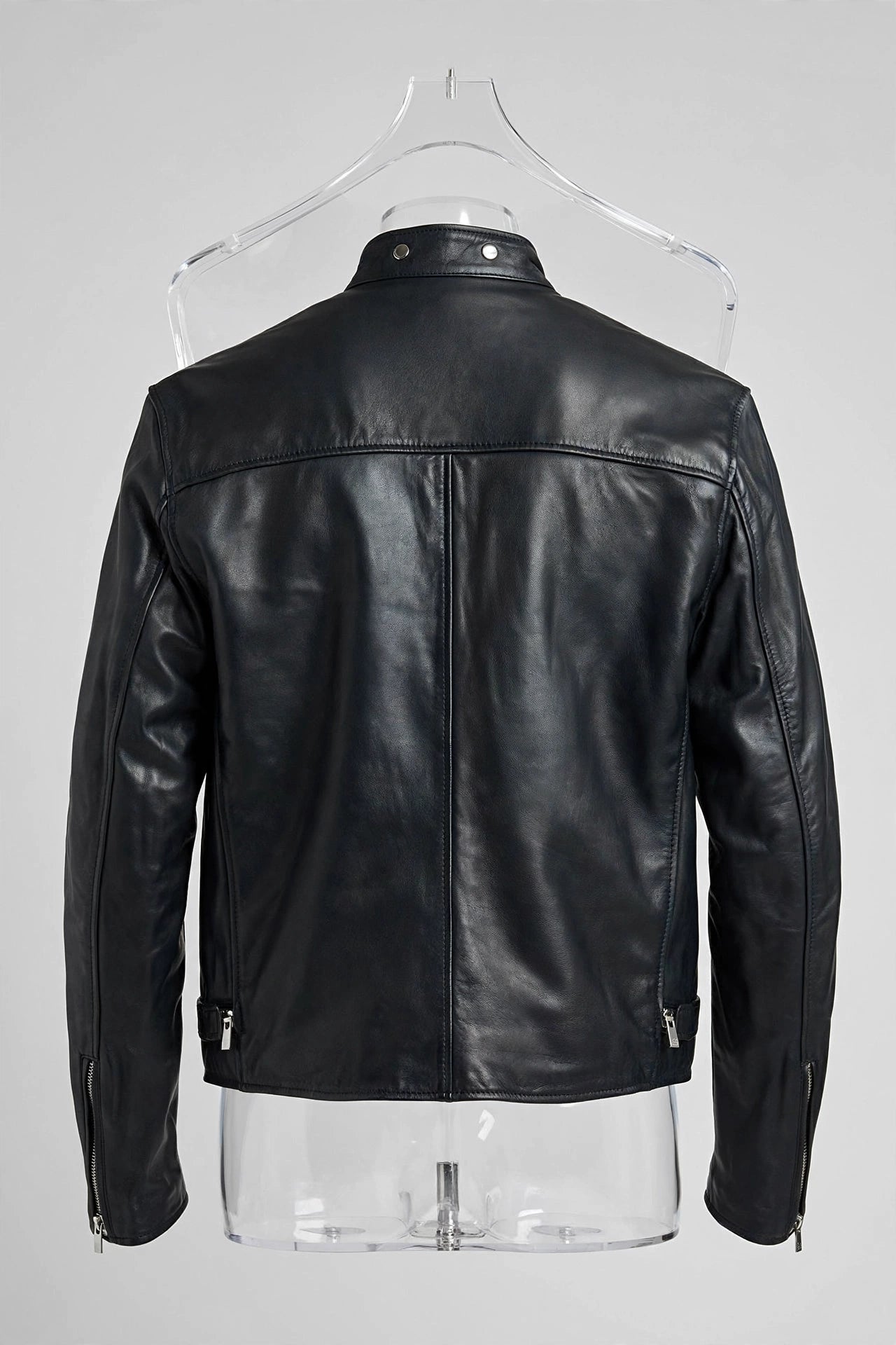 Knock Around Biker Jacket – Imported Naked Cow Leather with Zip-Out Lining | JenZleather