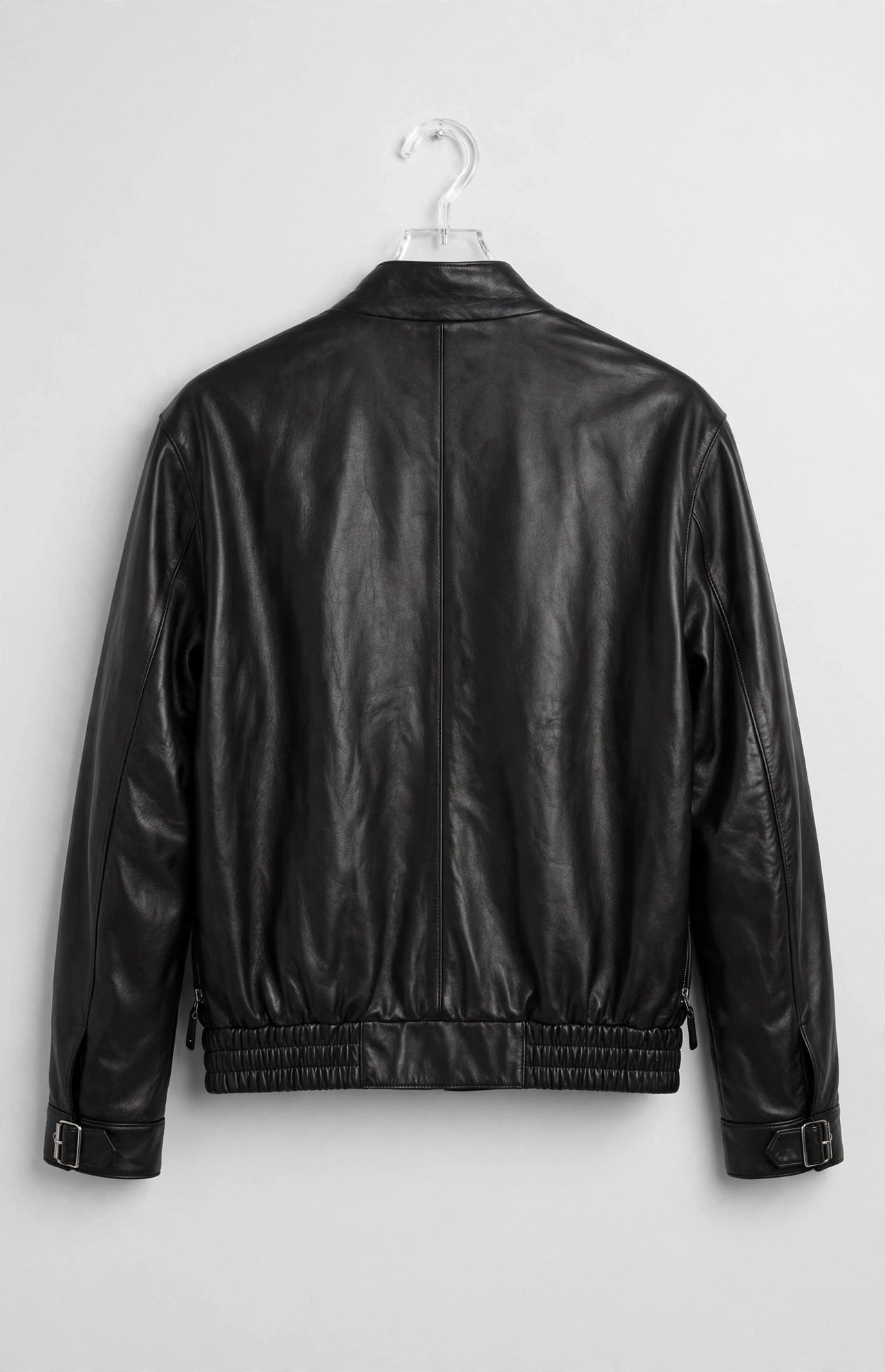 Men's Genuine Lambskin Bomber Jacket