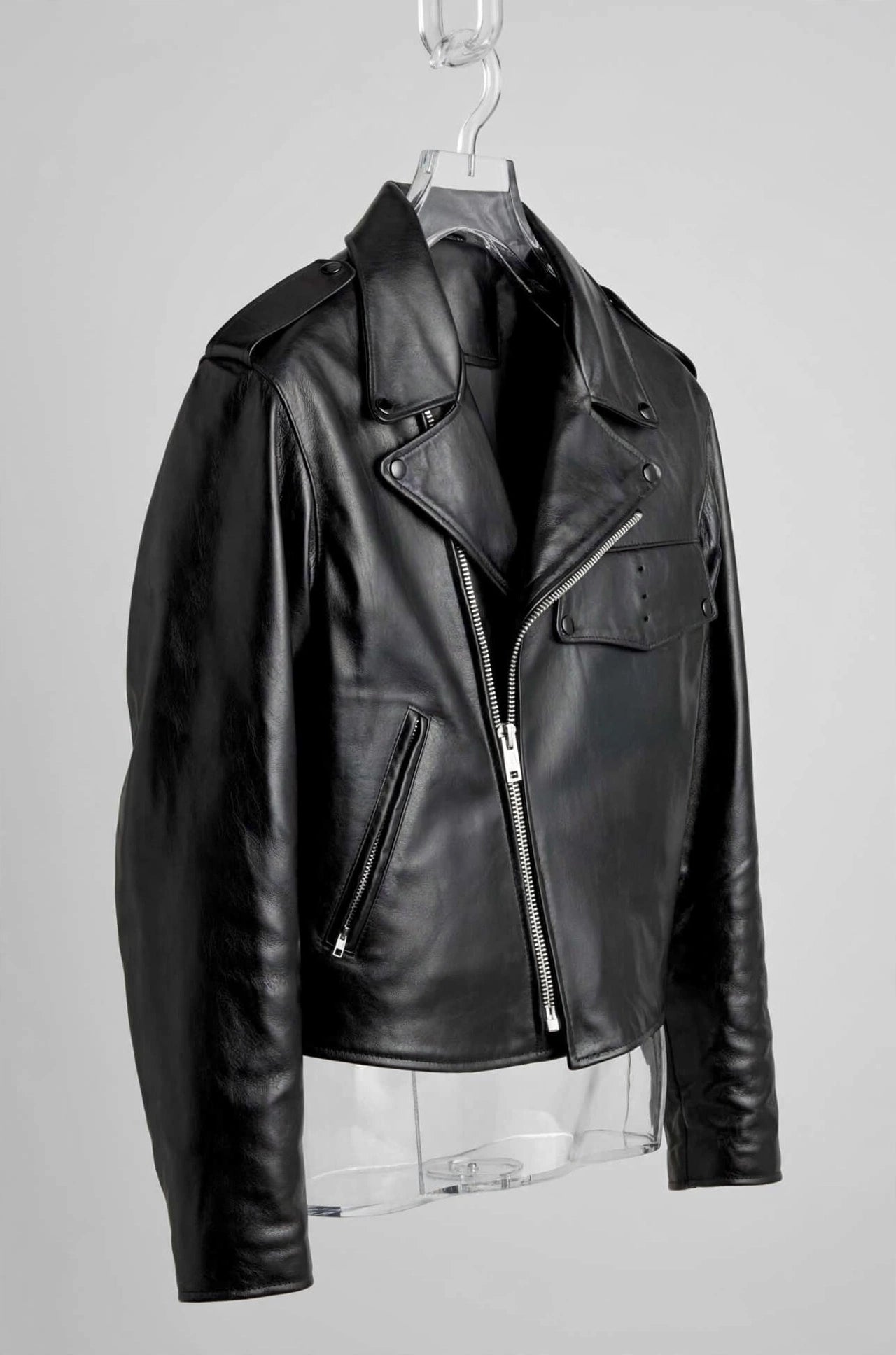 Police Motorcycle Patrol Uniform Leather Jacket – Naked Cow Leather | JenZleather