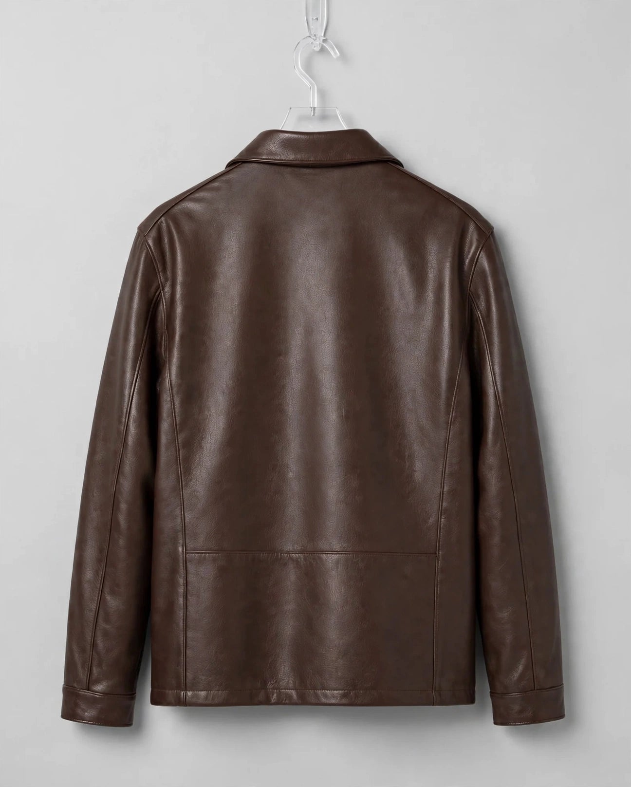 Men's Casual Genuine Leather Jacket – Classic Clean-Cut Style | JenZleather
