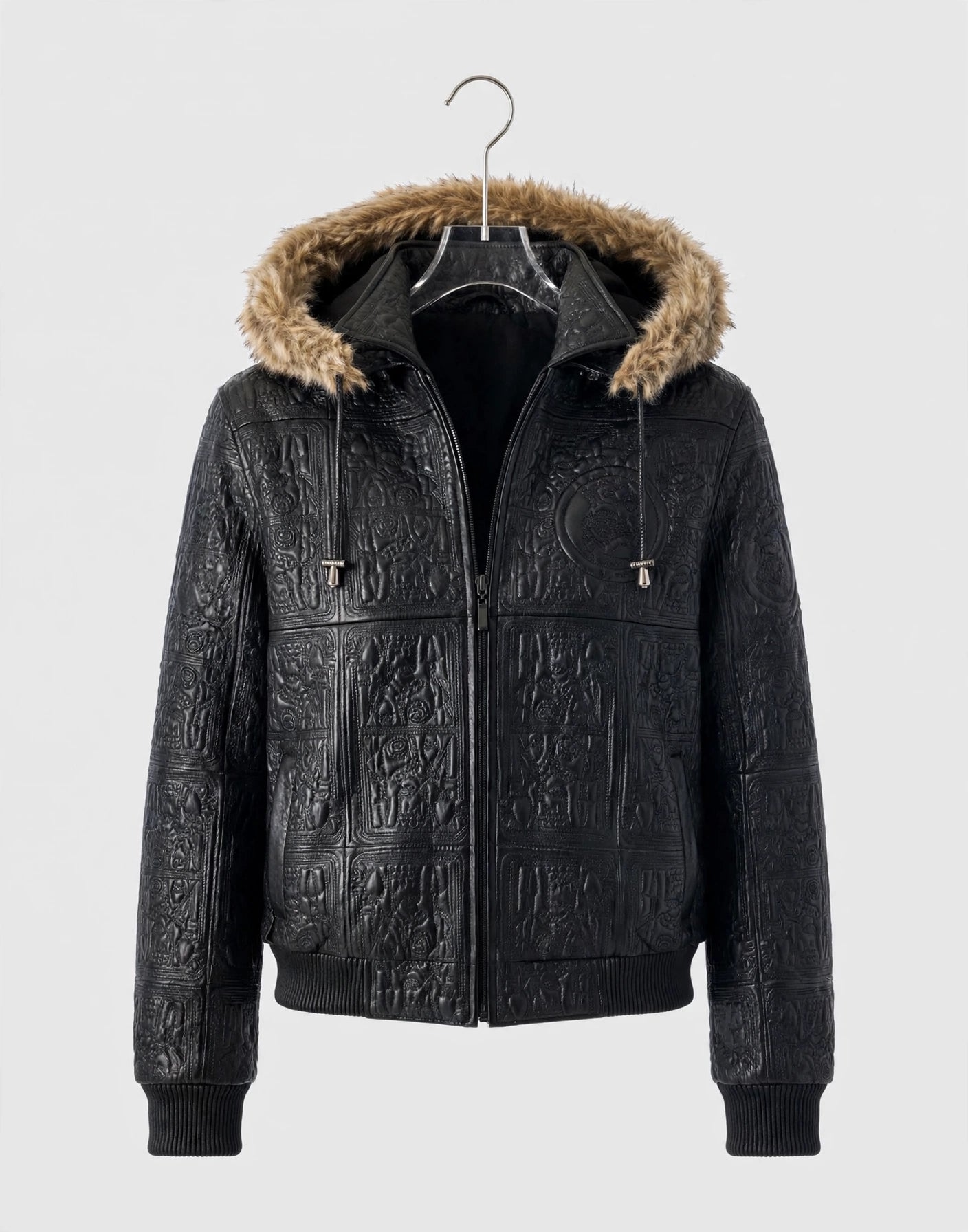 Detroit High Roller Leather Jacket – Zip-Out Hoody, Premium Stitching | JenZleather