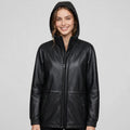 Men's Car Coat in Imported Lamb with Zip-Out Lining - Imported