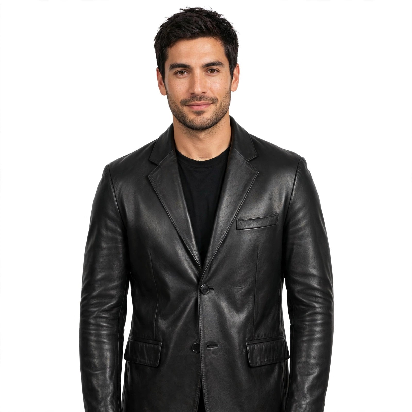 Men's Premium Lambskin Leather Blazer – Soft-Touch Sports Jacket | JenZleather