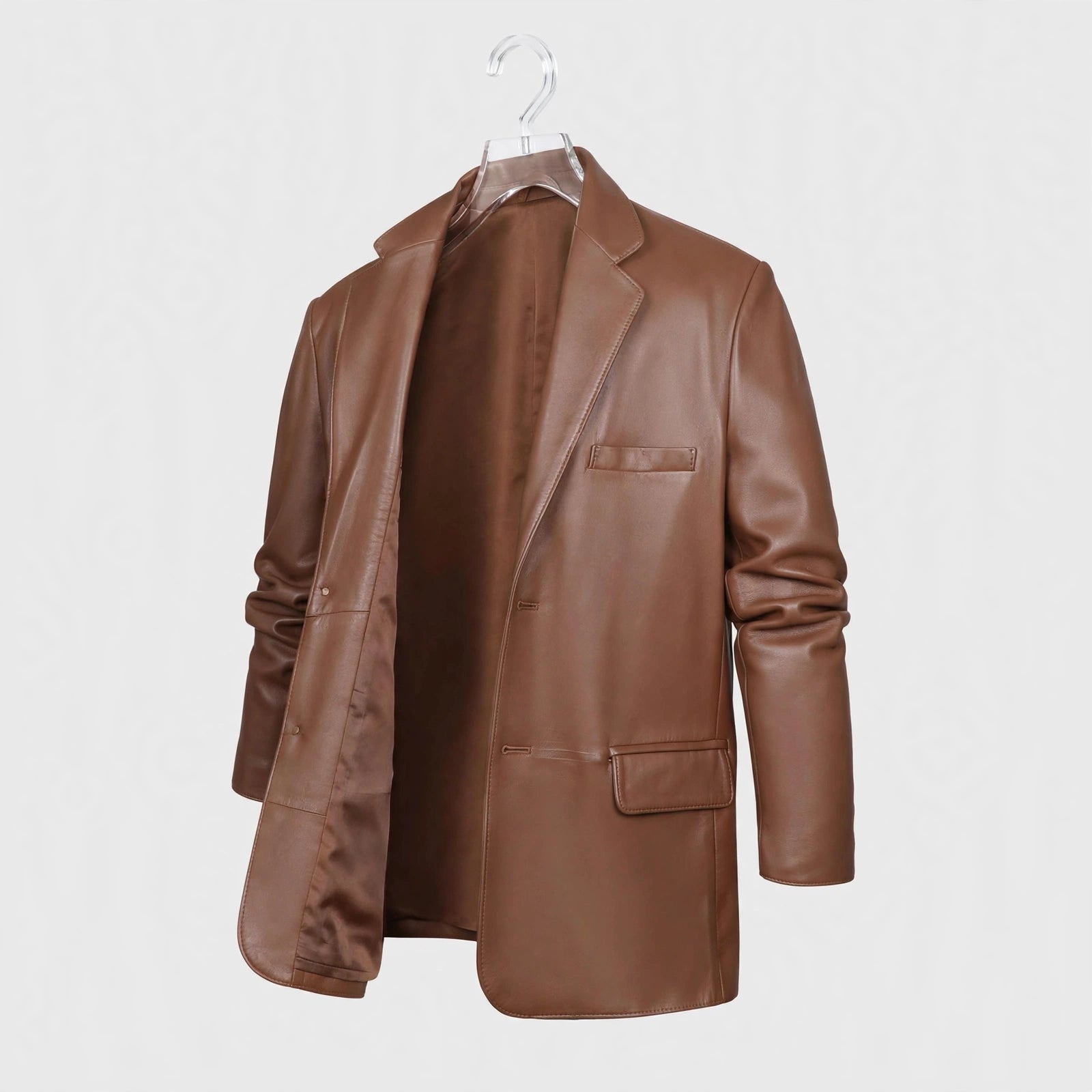 Men's Premium Lambskin Leather Blazer – Soft-Touch Sports Jacket | JenZleather