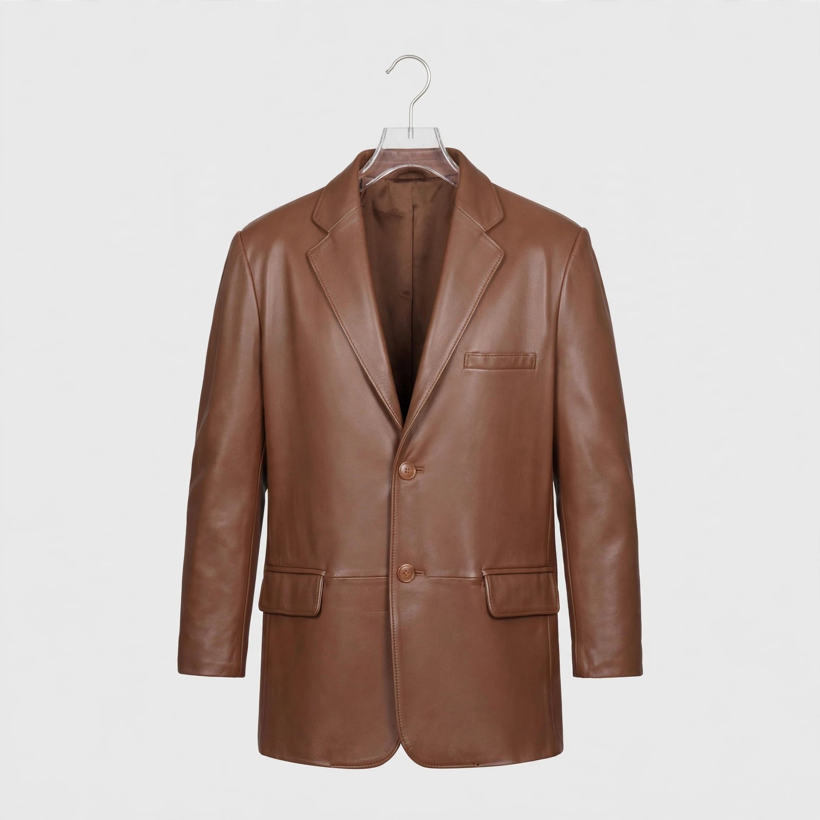 Men's Premium Lambskin Leather Blazer – Soft-Touch Sports Jacket | JenZleather