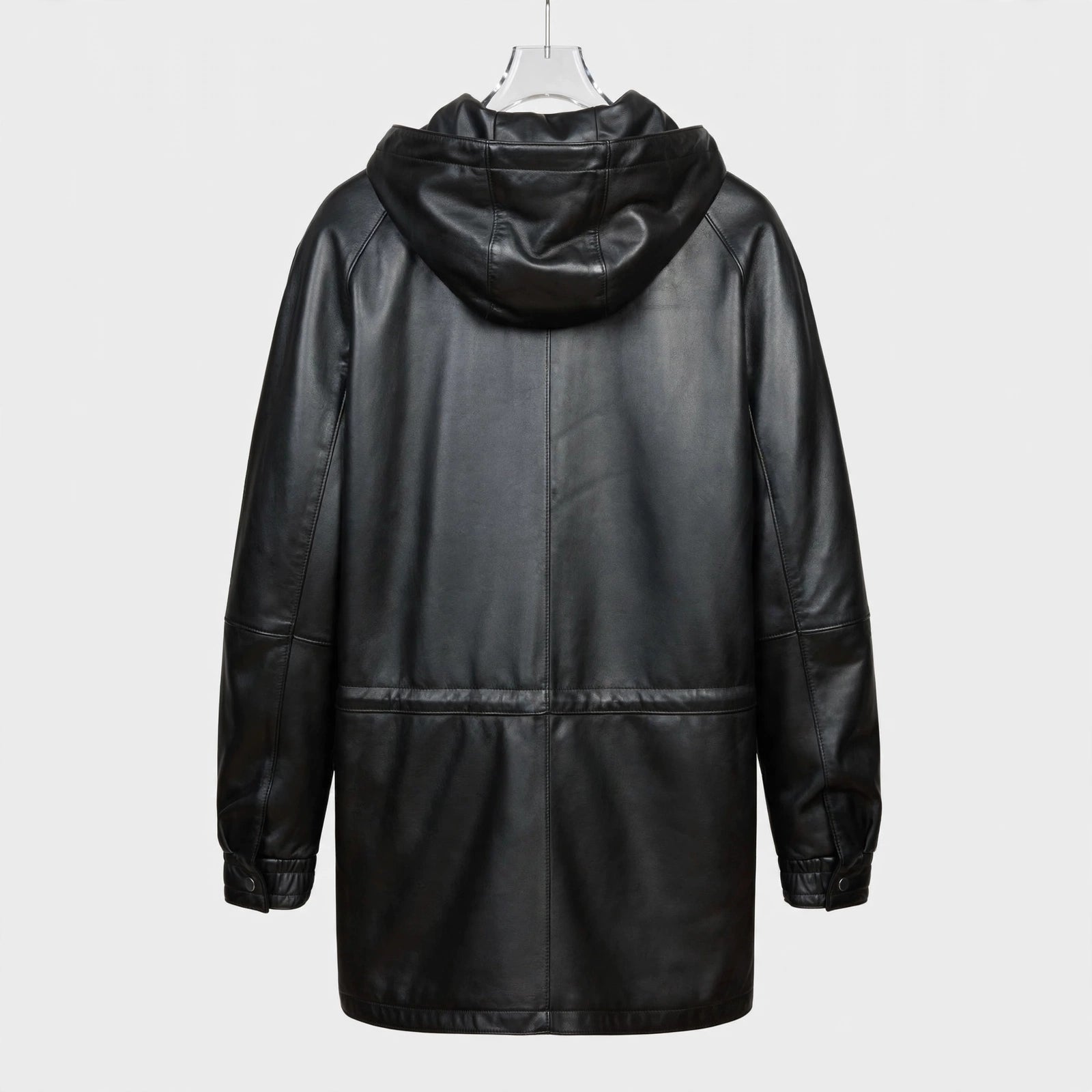 Men's Car Coat in Imported Lamb with Zip-Out Lining - Imported