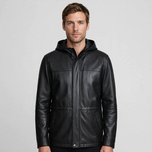 34" Raglan Car Coat – Imported Lamb Leather with Zip-Out Lining | JenZleather