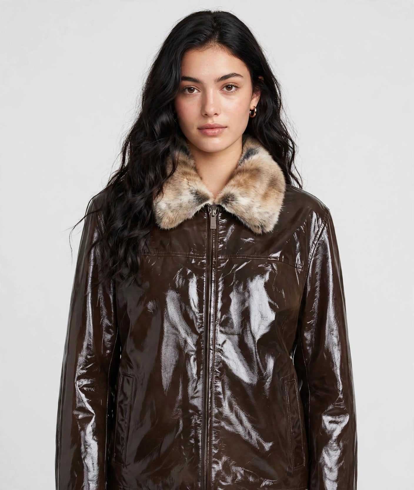 Men's Sheep Skin Leather Jacket Shearling Style - Imported