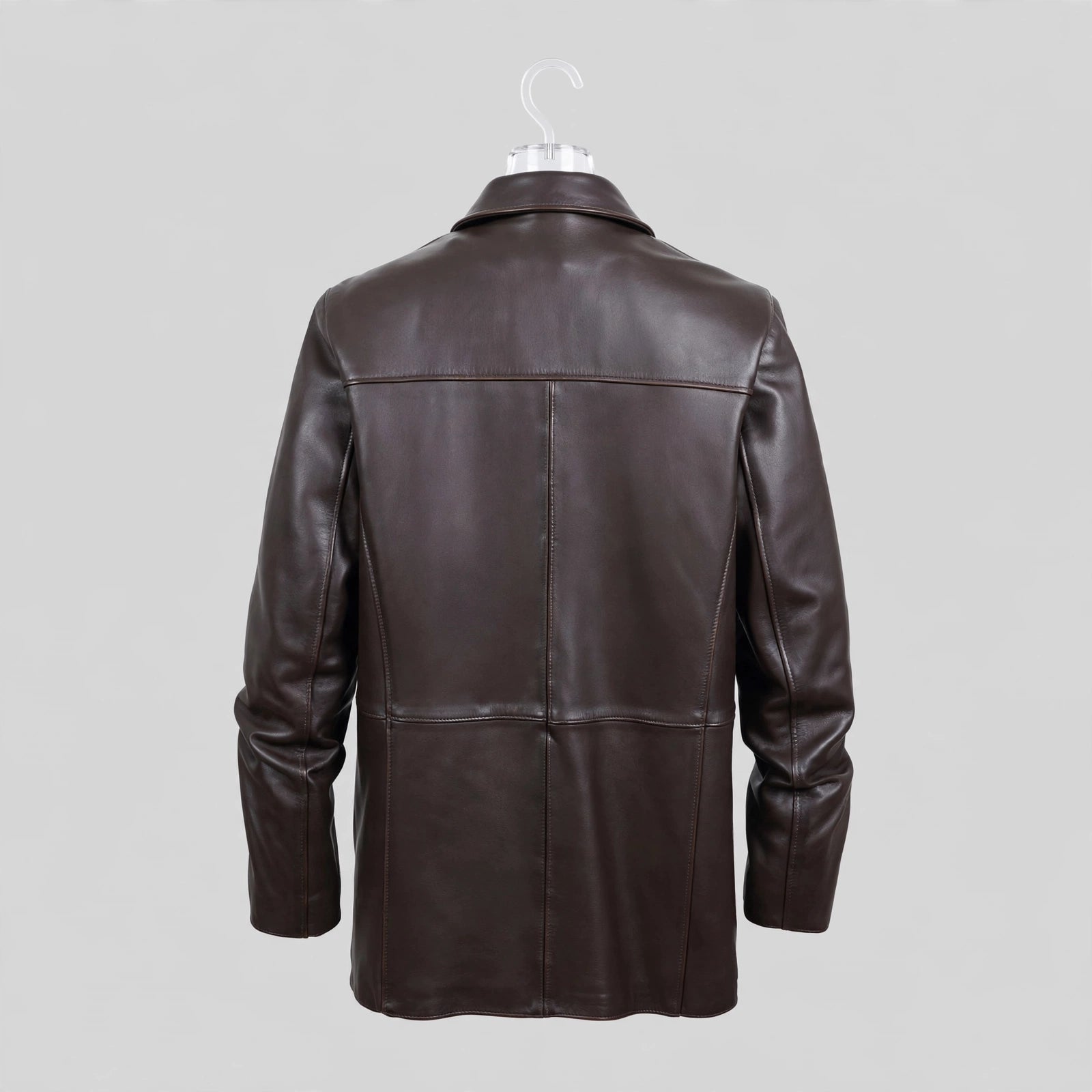 1950 Men’s Lambskin Leather Four-Button Car Coat