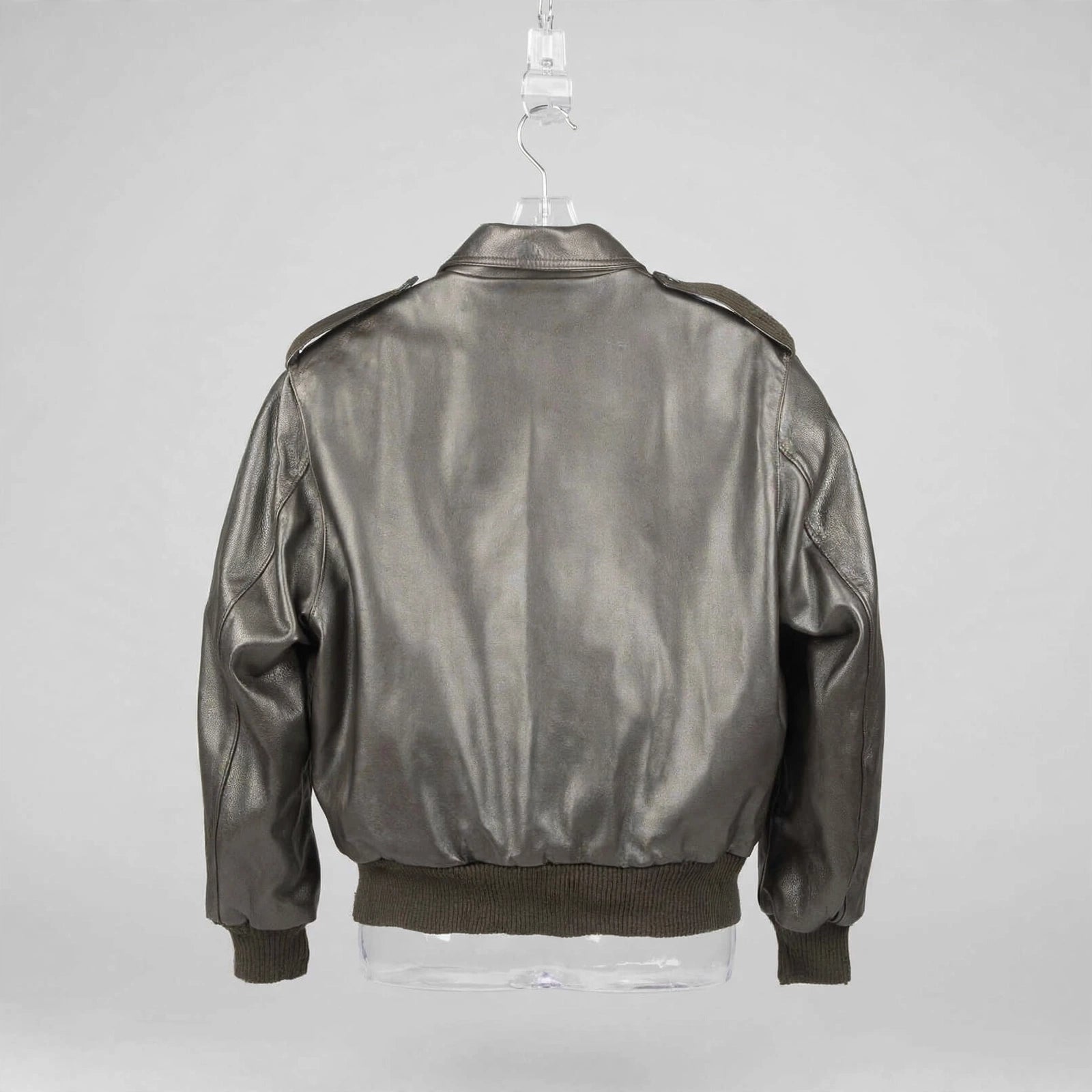 Men's Bomber Leather Jacket Union Made in USA