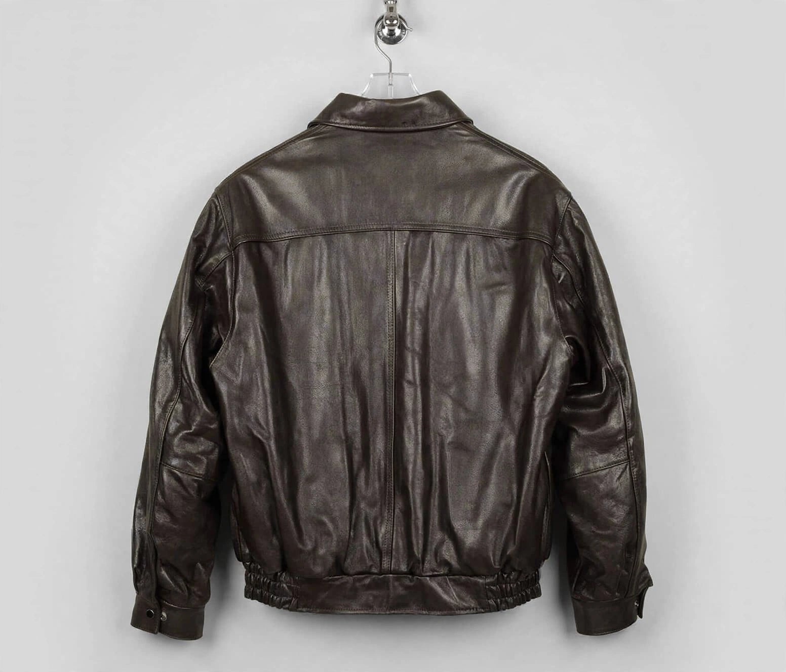 Men's All American Bomber Leather Jacket Union Made in USA