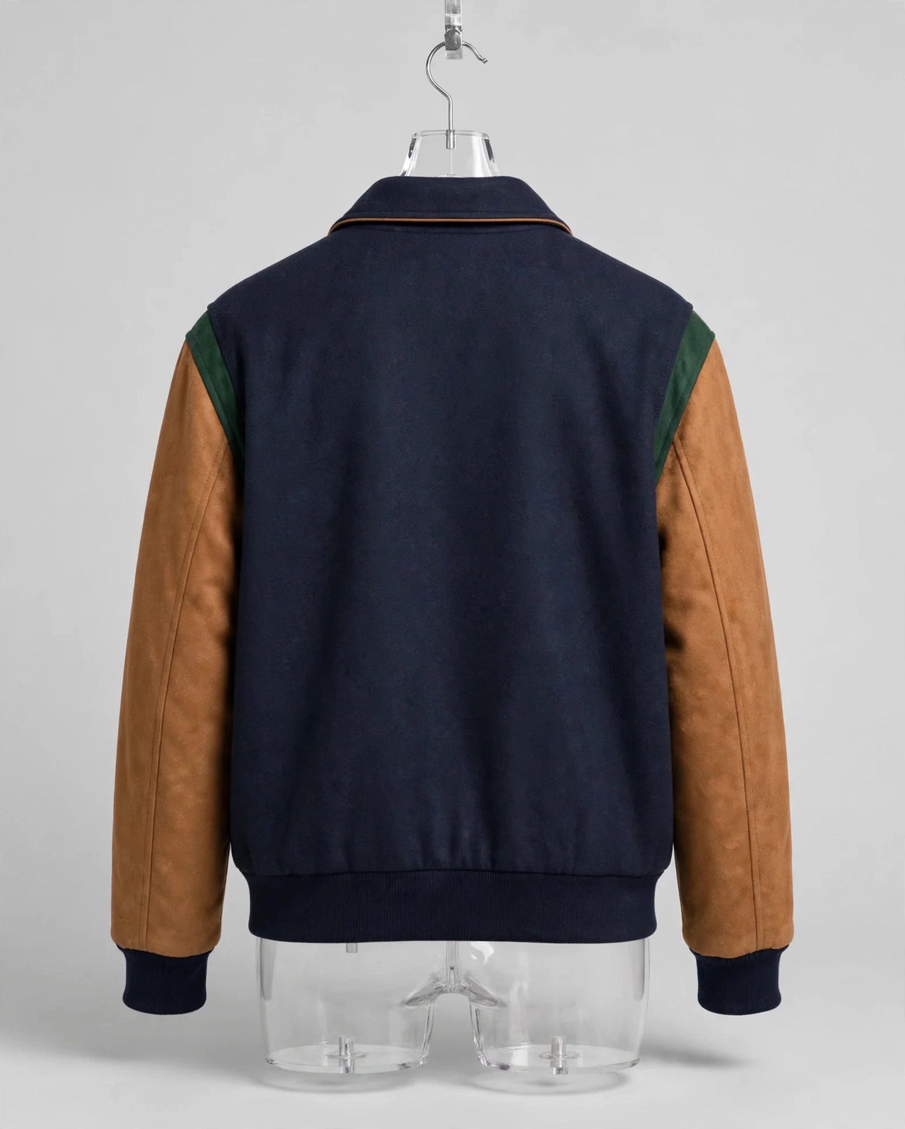 Men's Premium Quality Leather Letterman Varsity Jacket Made in USA